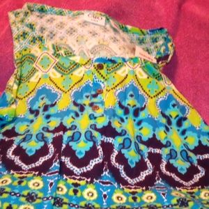 Cato sleeveless tank button up 16 xl childrens